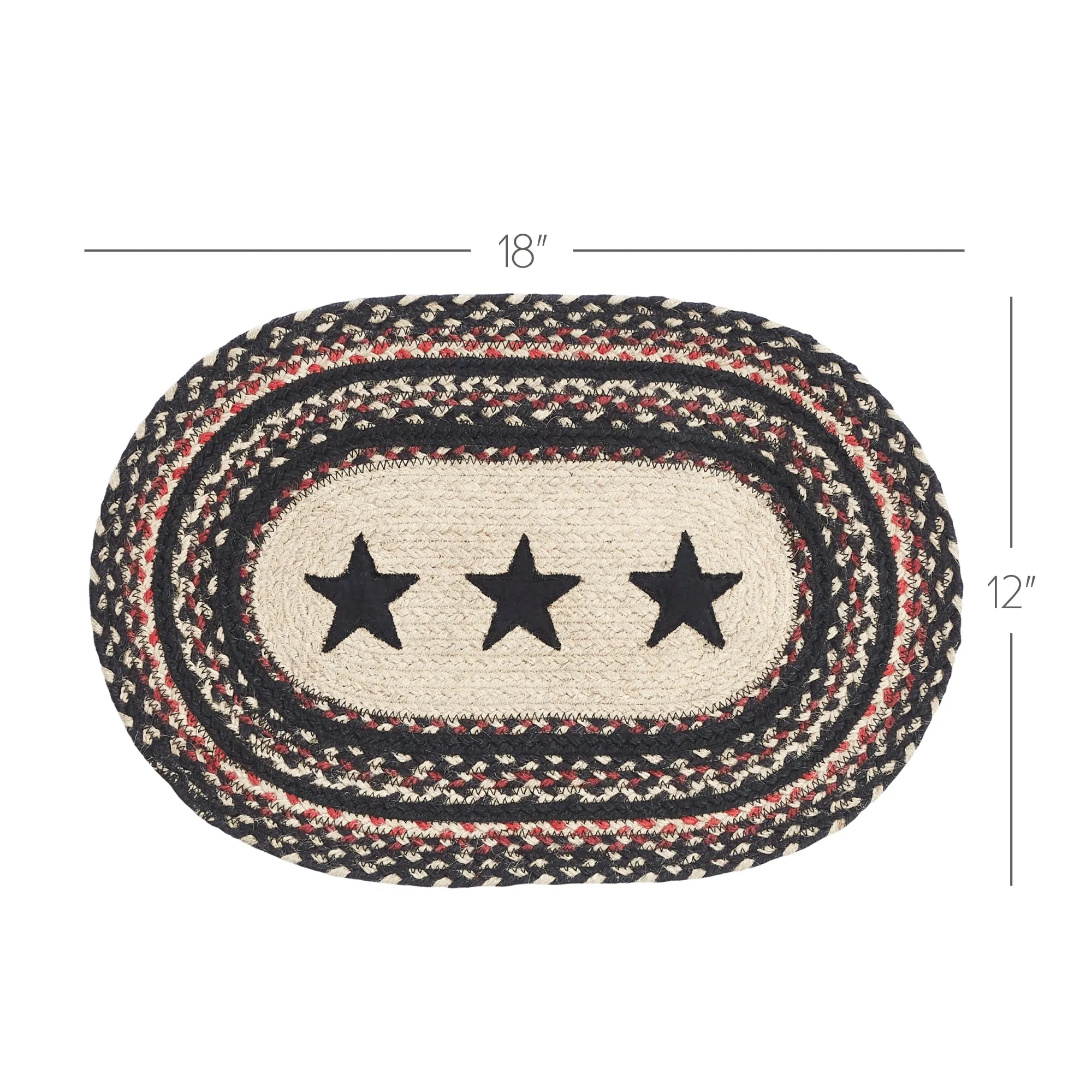 Colonial Star Jute Placemat