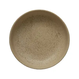 Cream Stoneware Bowl 9.5" diameter