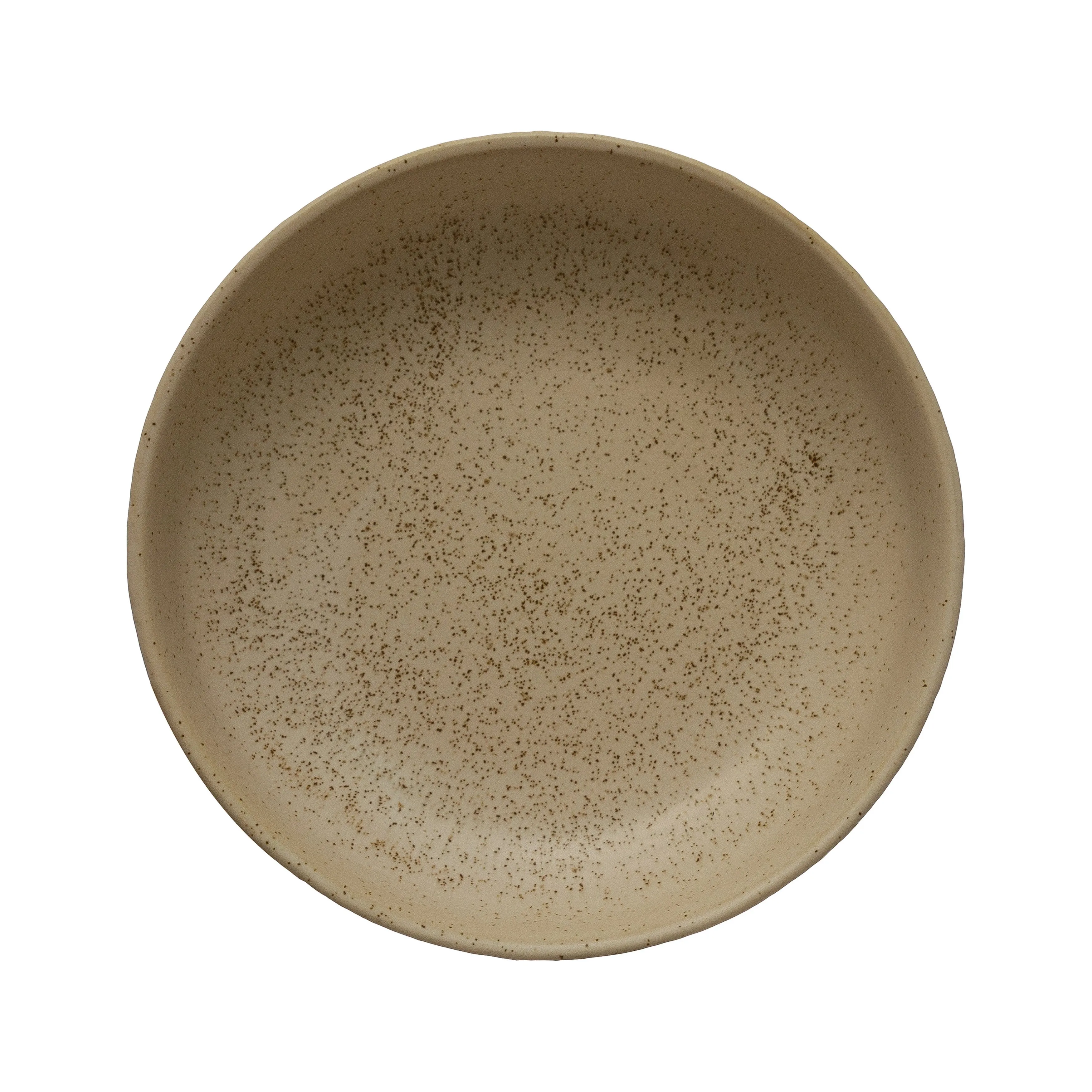 Cream Stoneware Bowl 9.5" diameter