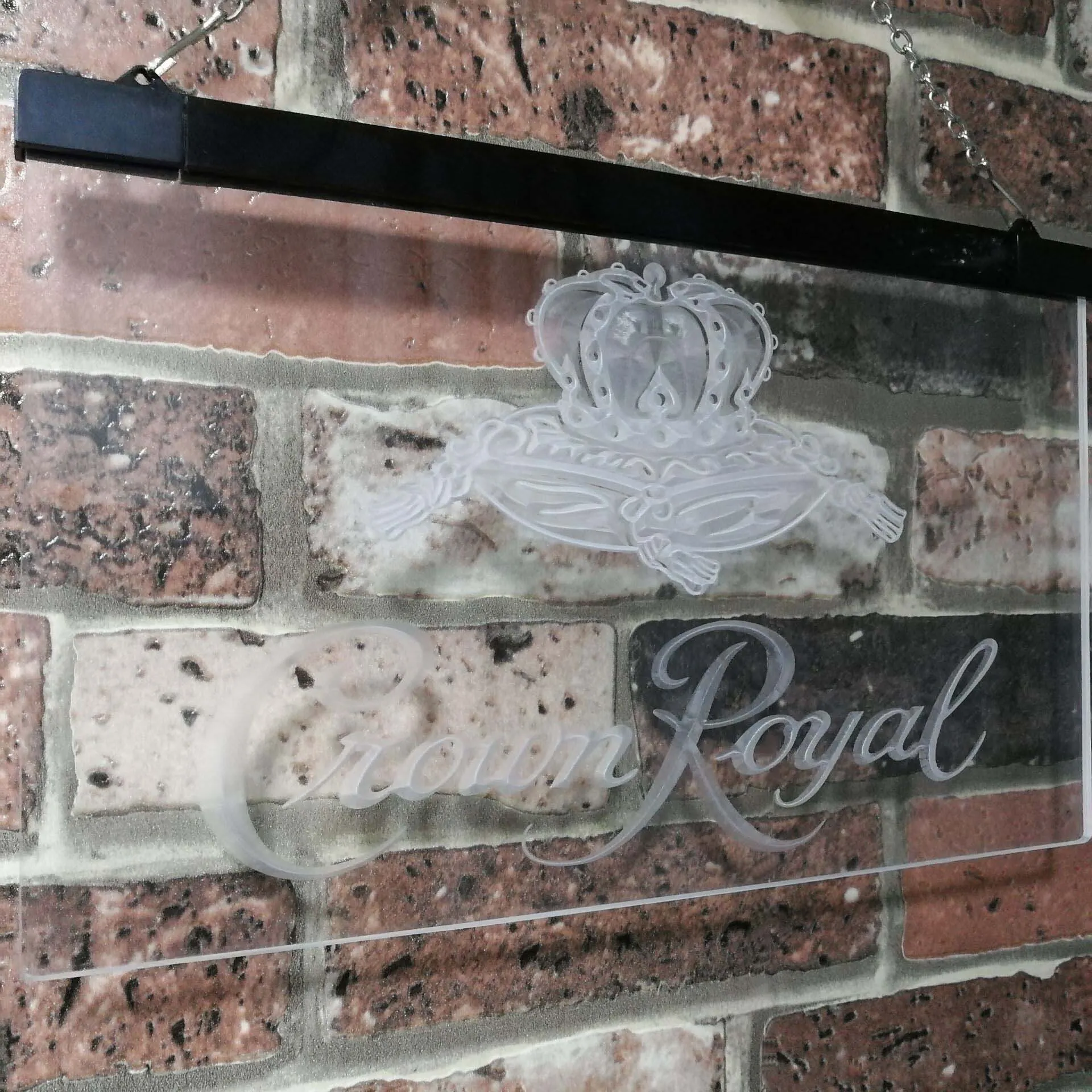 Crown Royal  Bar Decoration Gift Dual Color Led Neon Light Signs st6-a0104