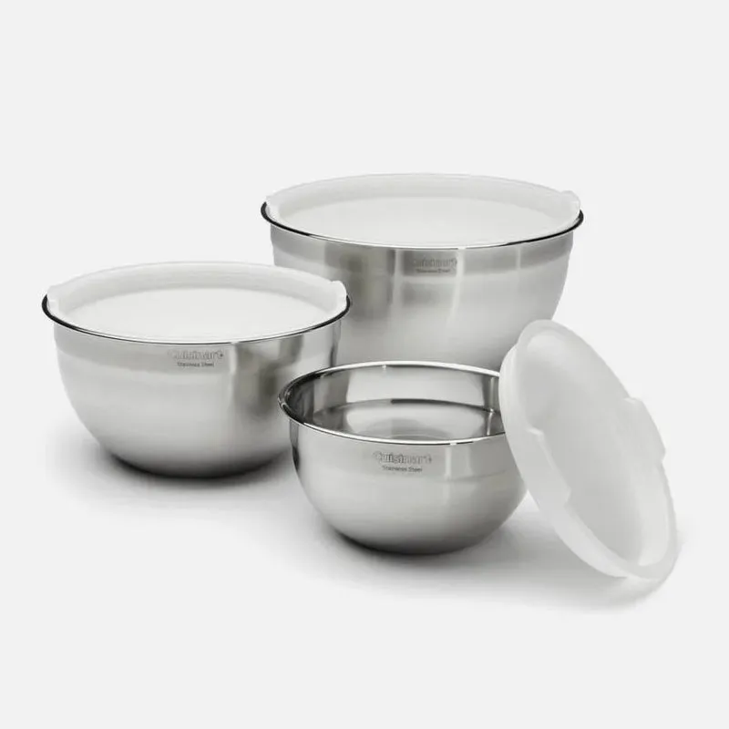 Cuisinart Set of 3 Mixing Bowls with Lids