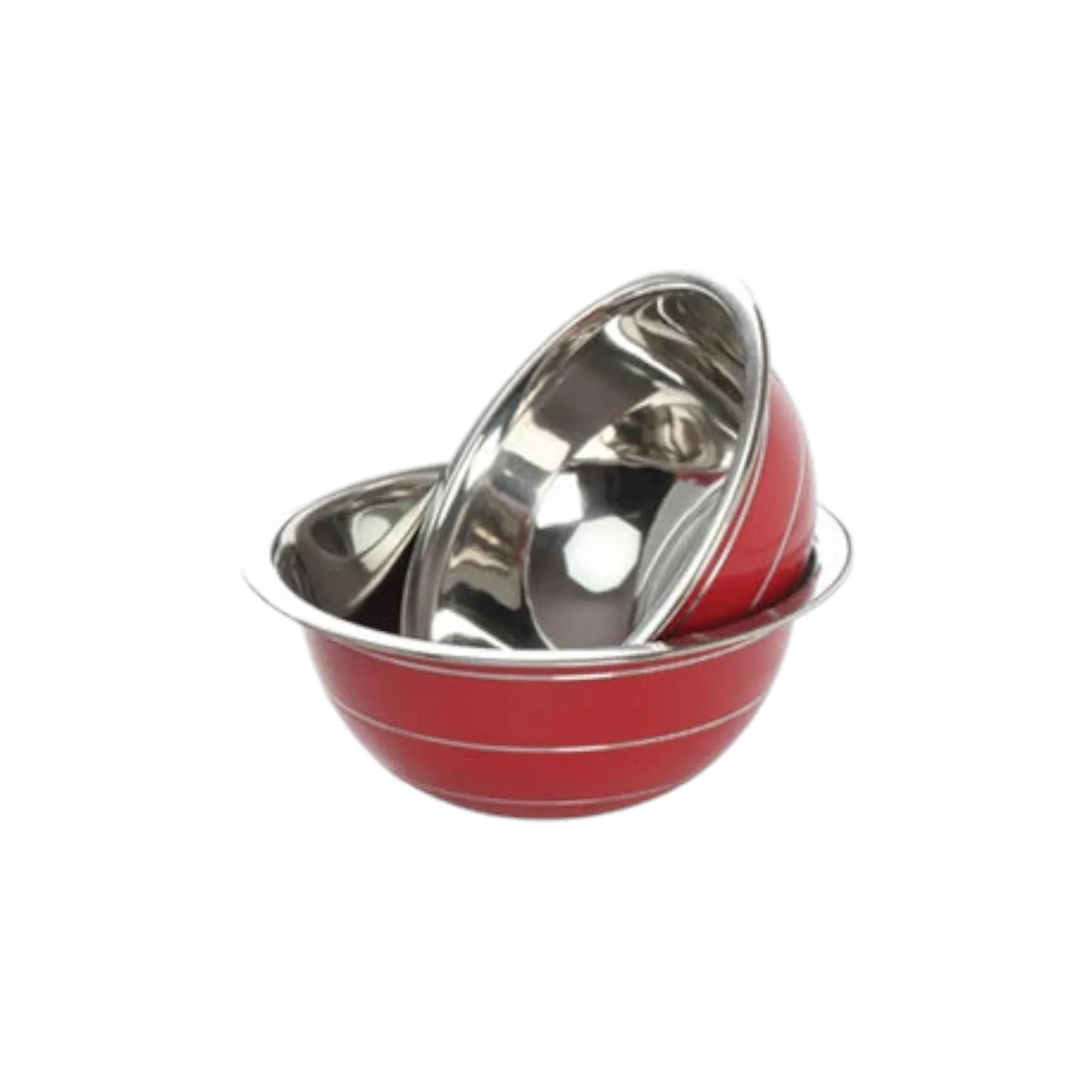 Deep Color Mixing Bowl Stainless Steel 5pc Set