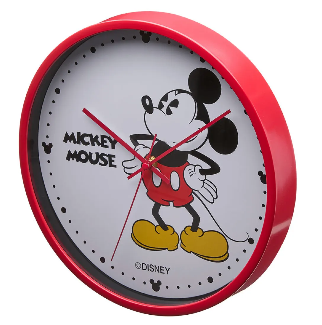 Disney Mickey Mouse 30cm Wall Clock - Red