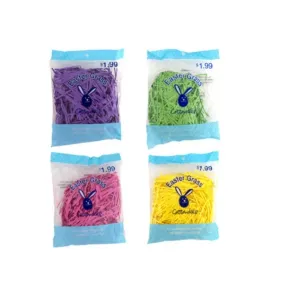 Easter Basket Filler - Shredded Paper, 4 Colors - One Random Per Order