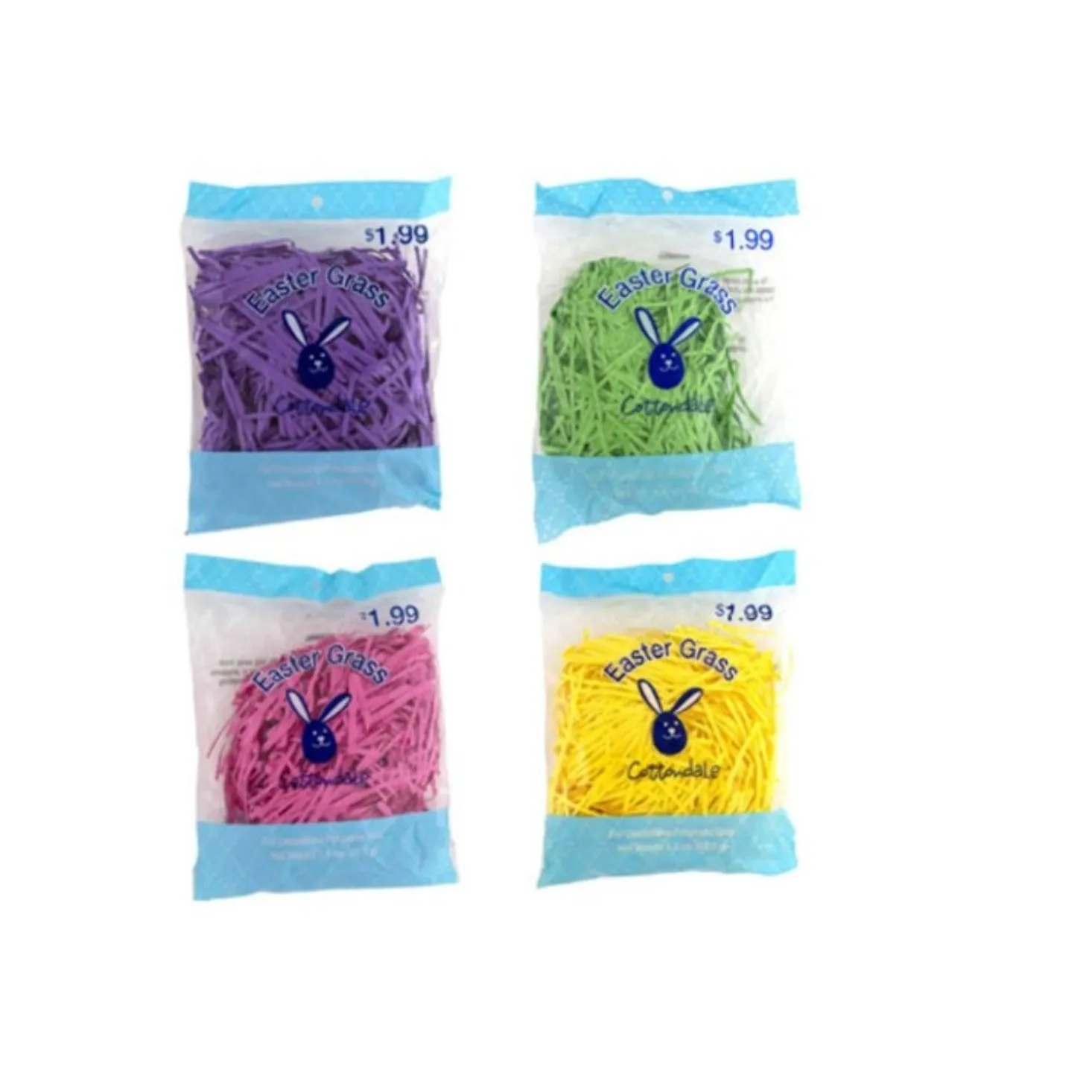 Easter Basket Filler - Shredded Paper, 4 Colors - One Random Per Order