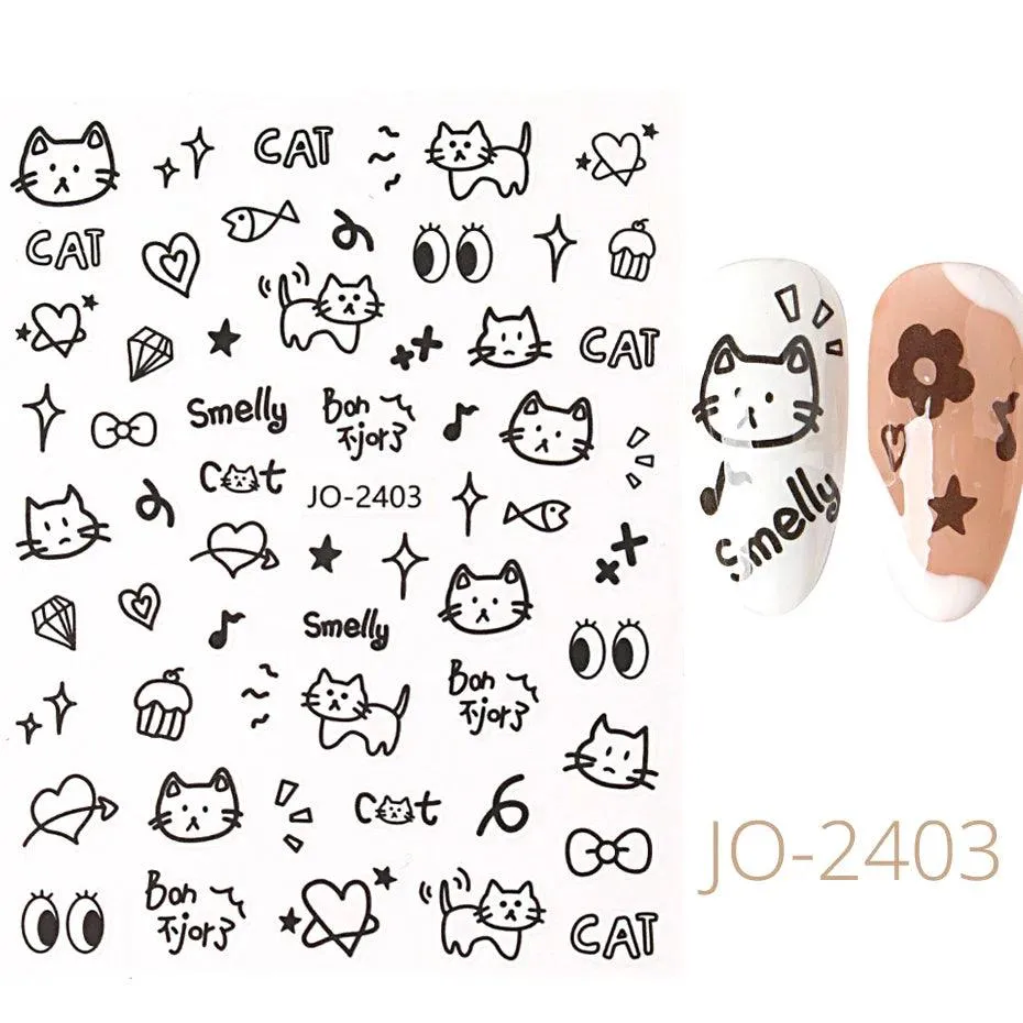 Easter Bunny Nail Stickers: Playful Design for Festive Manicures!