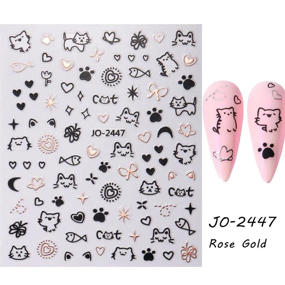 Easter Bunny Nail Stickers: Playful Design for Festive Manicures!