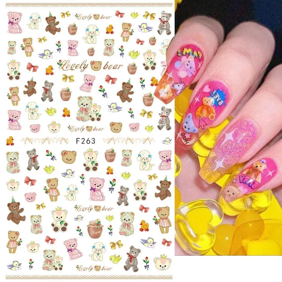Easter Bunny Nail Stickers: Playful Design for Festive Manicures!