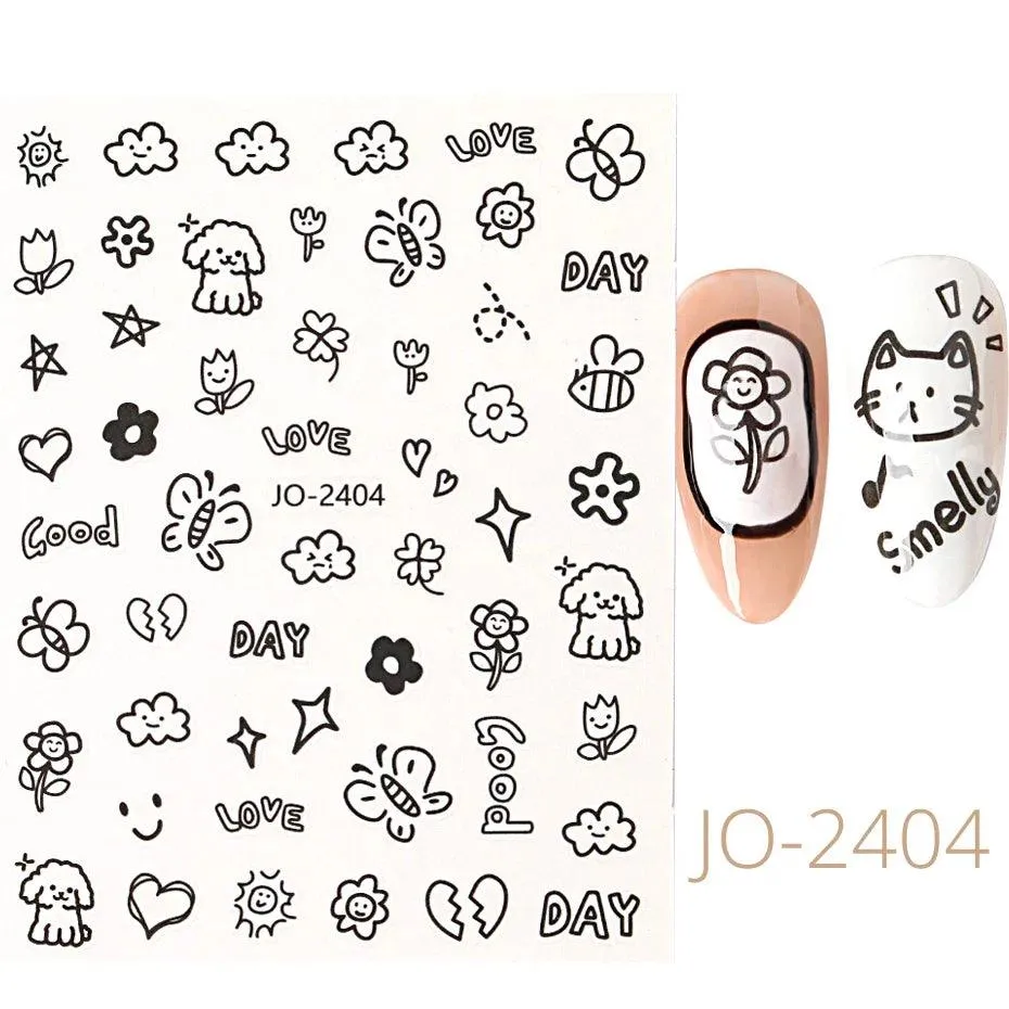 Easter Bunny Nail Stickers: Playful Design for Festive Manicures!