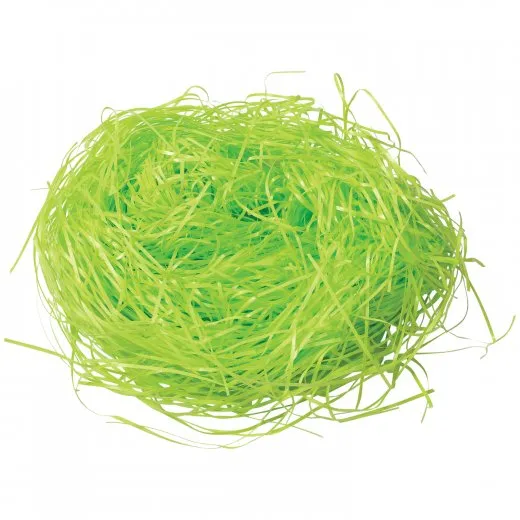 Easter Grass - Plastic Green Decoration (One Dozen)