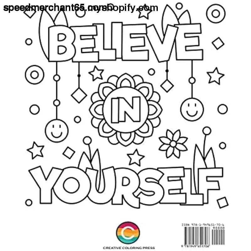 Easy Coloring Book for Adults: Inspirational Quotes [Paperback] Creative