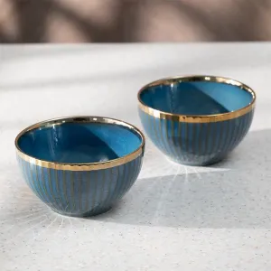 Eldar Bowl (Blue Gold) - Set Of Two