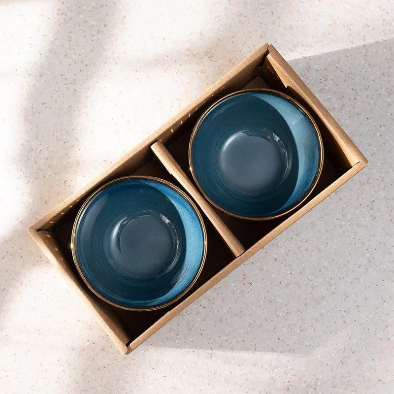 Eldar Bowl (Blue Gold) - Set Of Two