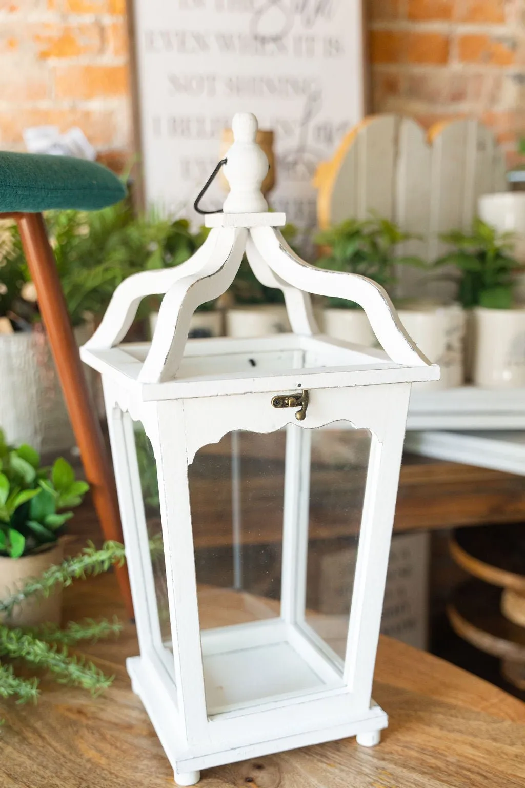 Farmhouse Wooden Lantern