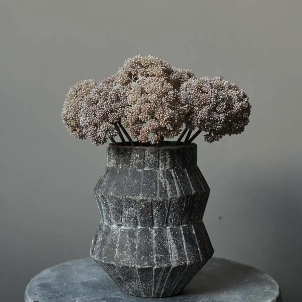 Faux Frosted Sedum Cloud Stem