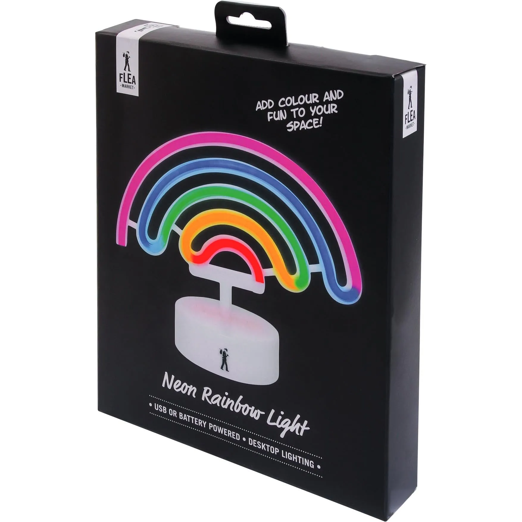 Flea Market Desktop Neon Light (Rainbow)
