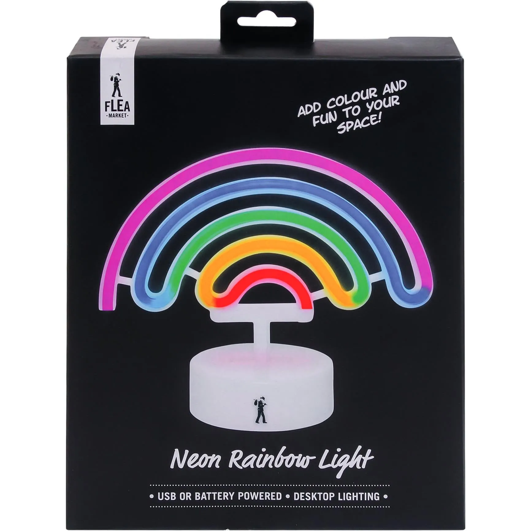 Flea Market Desktop Neon Light (Rainbow)