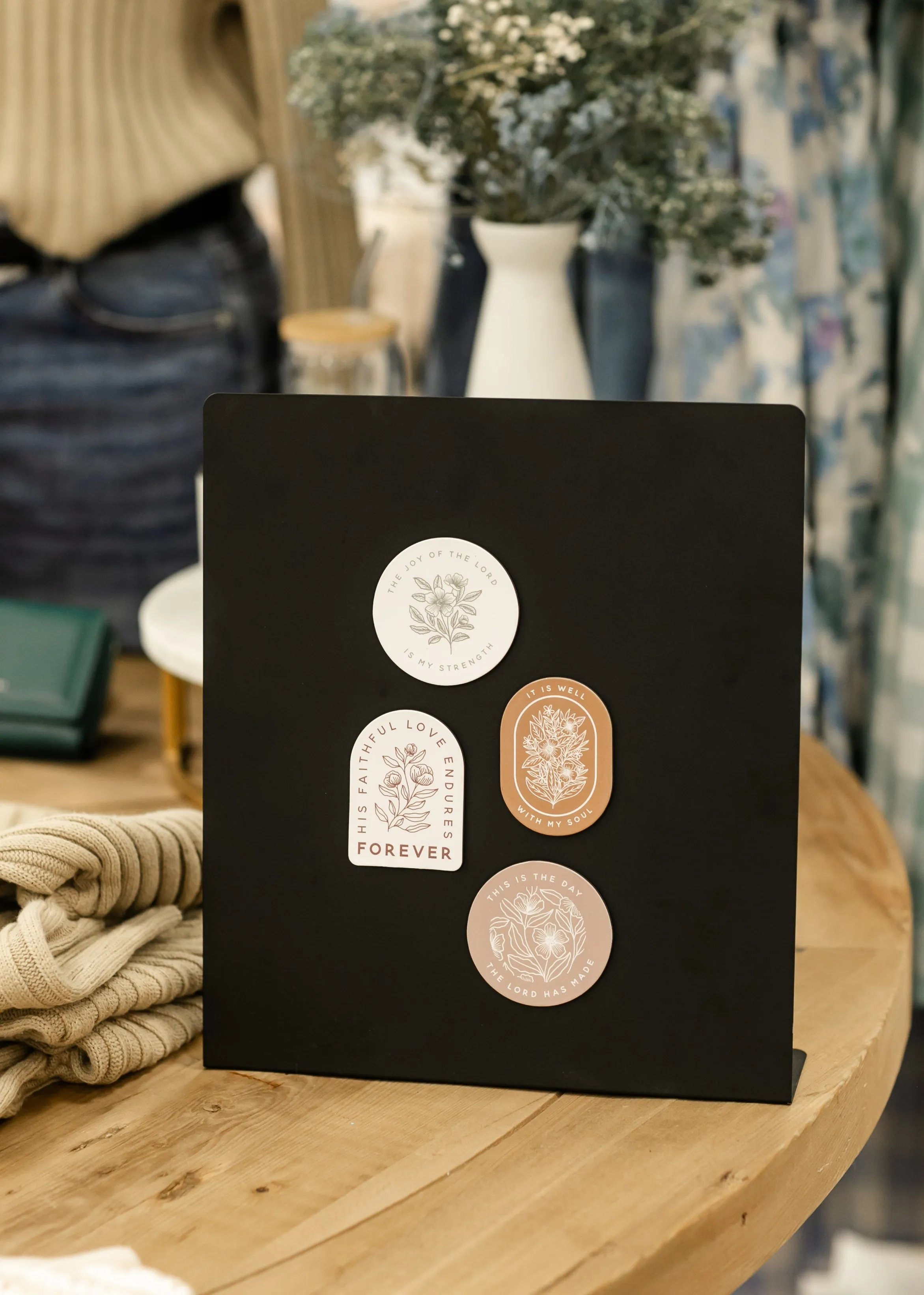 Floral Encouragement Magnet Set