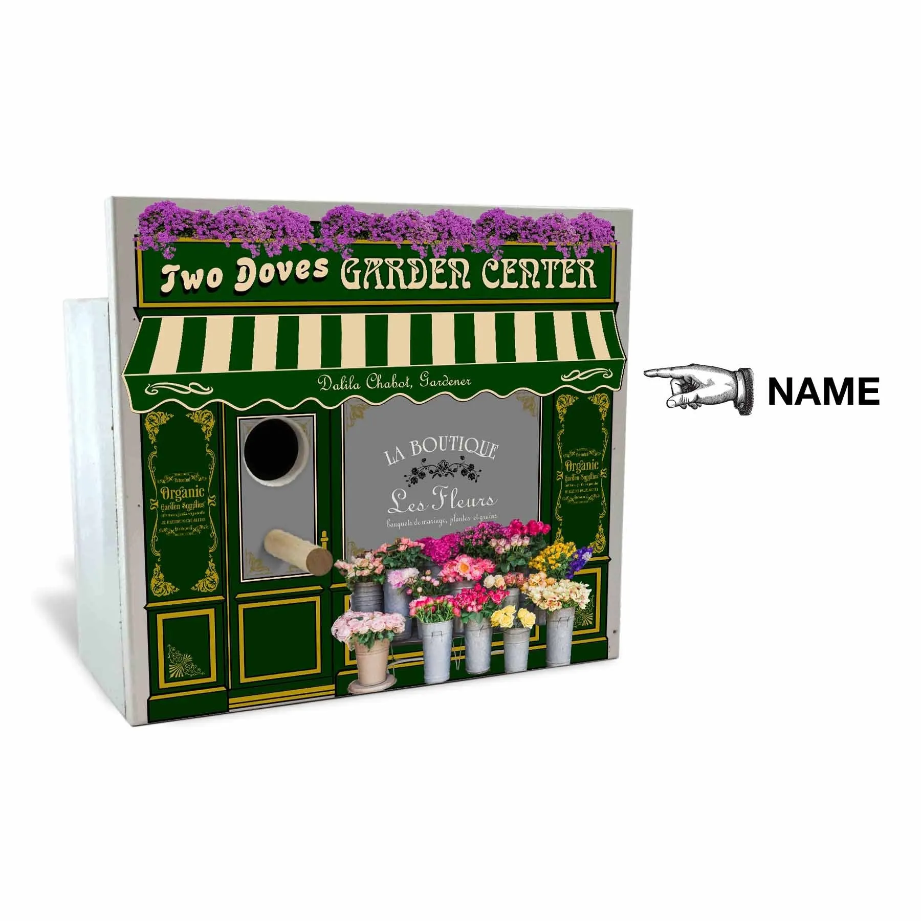 Garden Birdhouse - Personalized