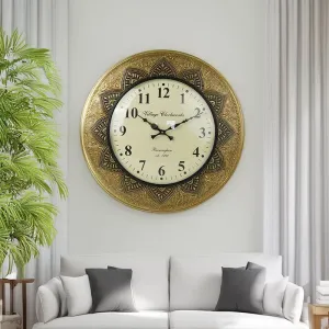 Giora Floral Vintage Wall Clock