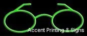 Glasses Neon Sign (Glass Tubing)