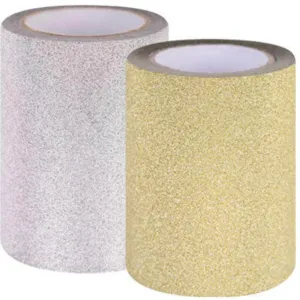 Glitter Ripper Adhesive Tape Silver & Gold