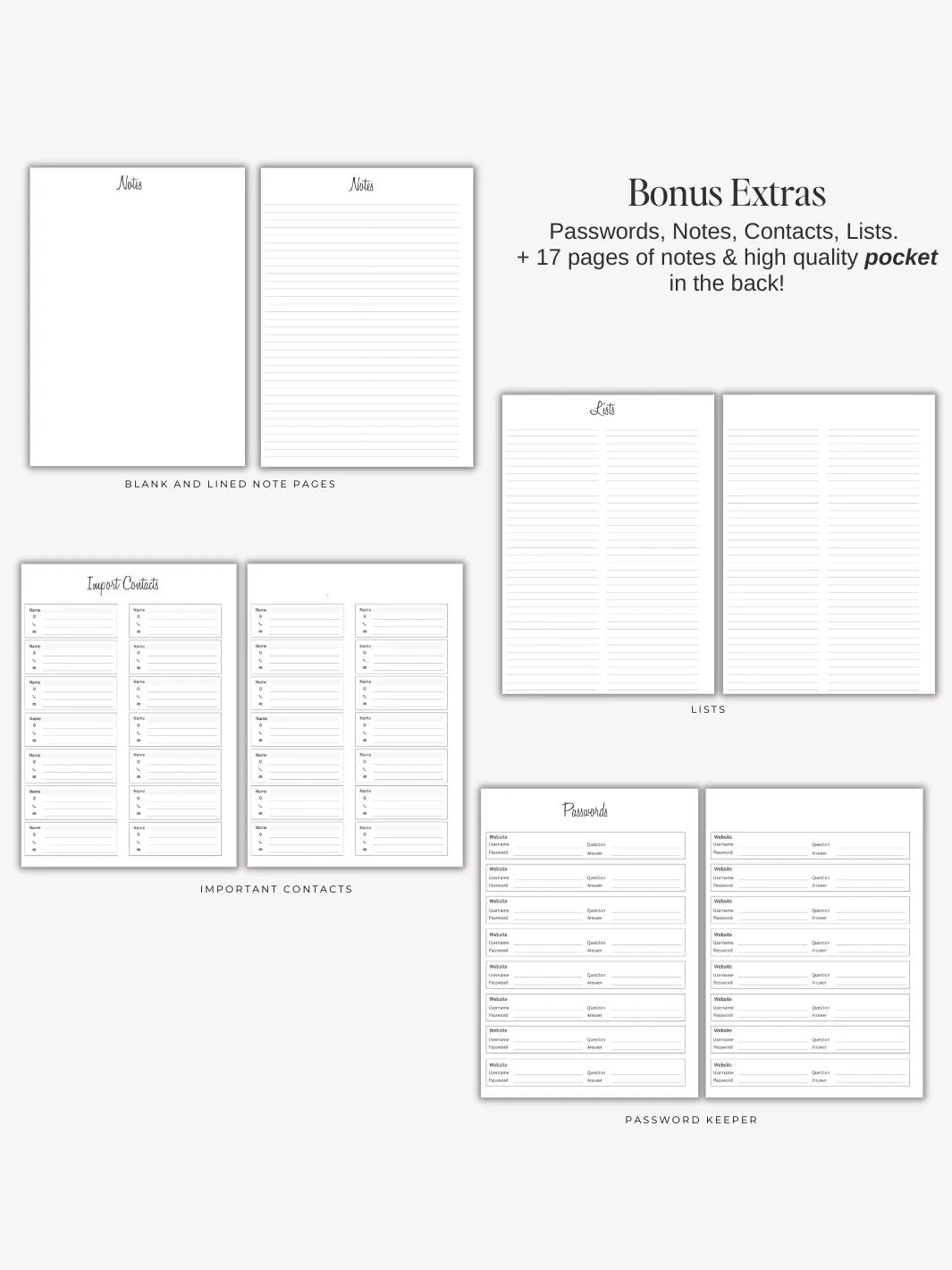 Go Getter A5 Undated Daily Planner - Soft Sunrise