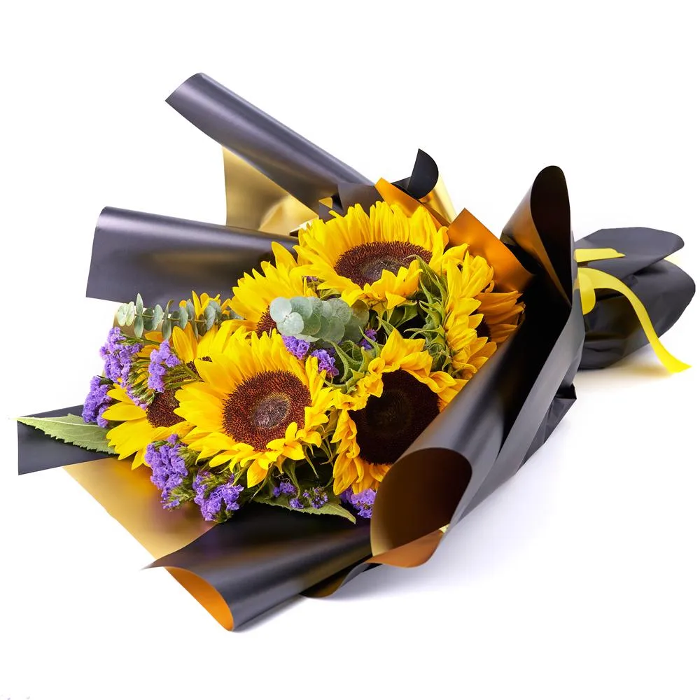 Golden Grace Sunflower Bouquet