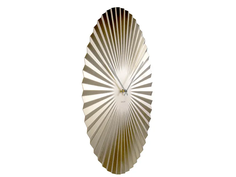 Golden Wall Clock "Sensu" (Large)