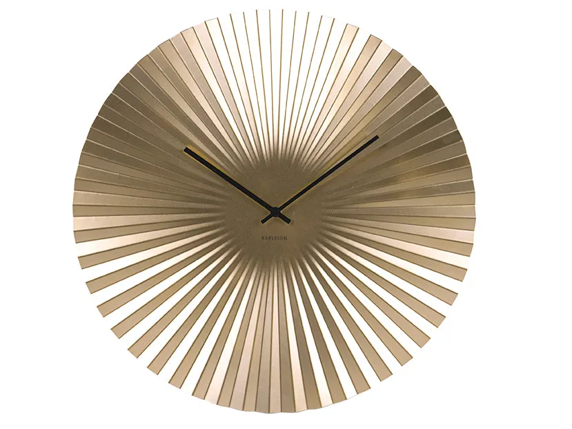 Golden Wall Clock "Sensu" (Large)