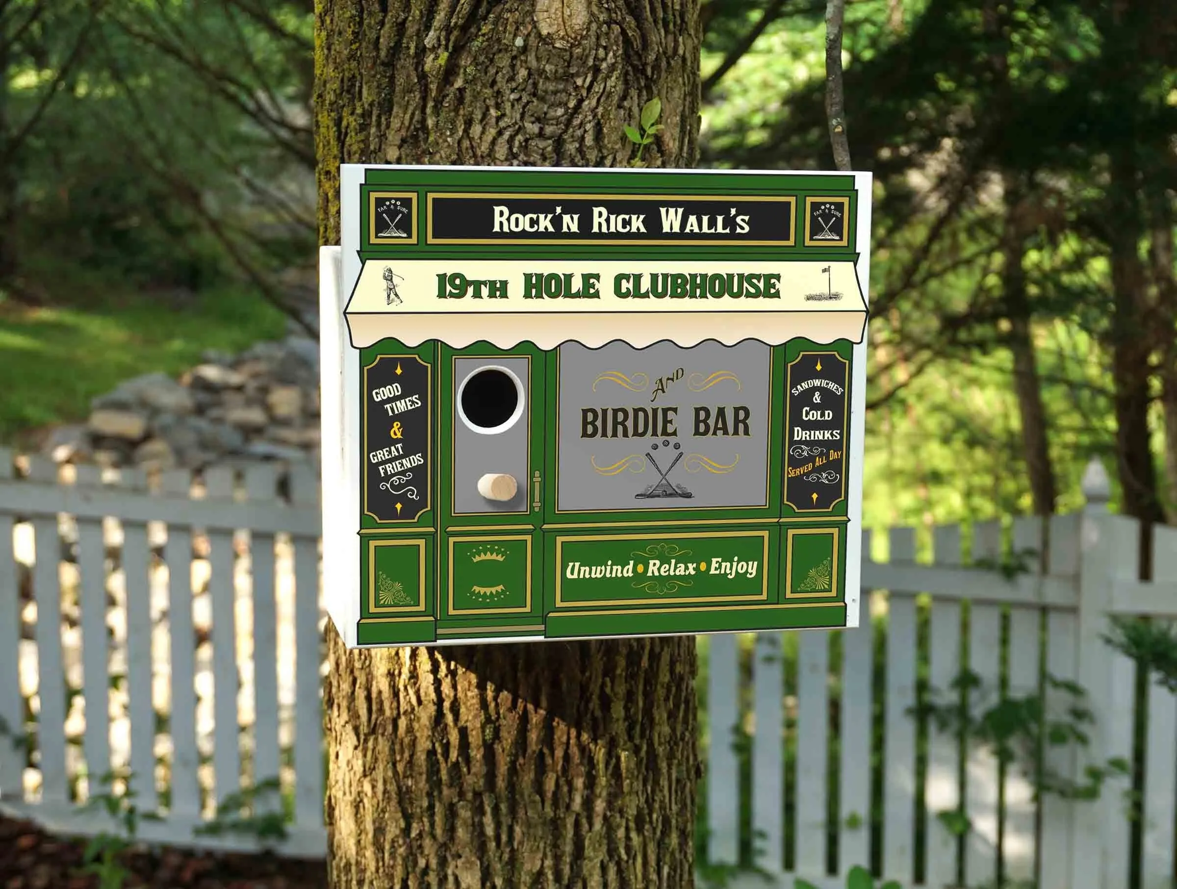 Golf Birdhouse - Personalized