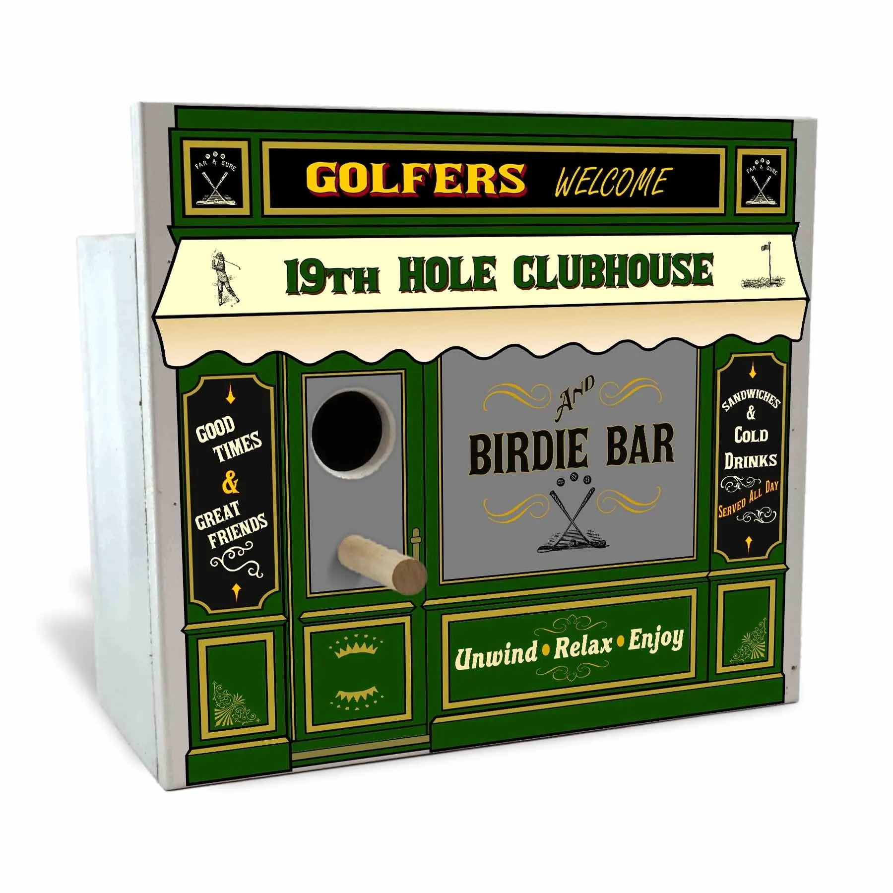 Golf Birdhouse - Personalized