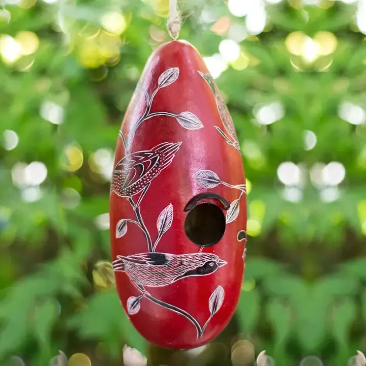 Gourd Birdhouses - Birds of North America