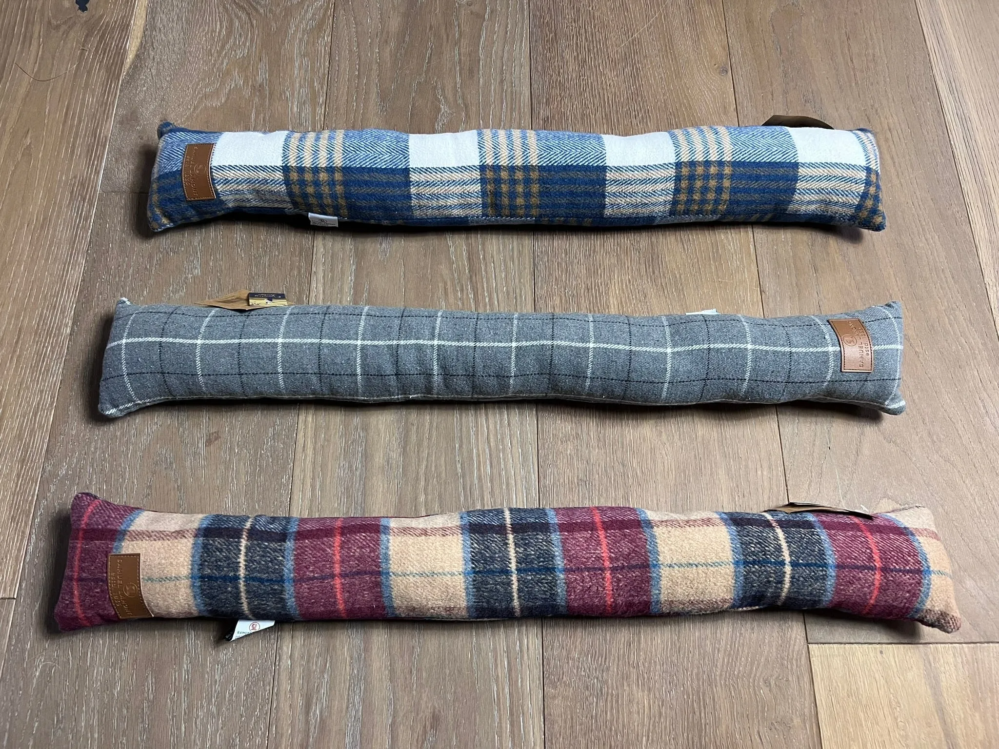 Grey Country Tweed Draught Excluder