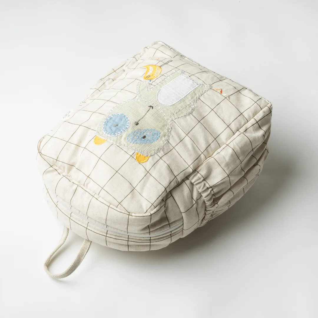 Handcrafted Playful Freddie School Bag (Personalise)