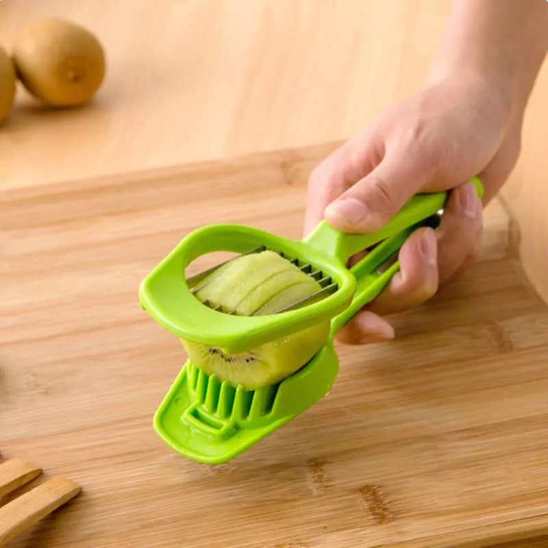 Handy Manual Eco-Friendly Stainless Steel Fruit & Vegetable Slicer