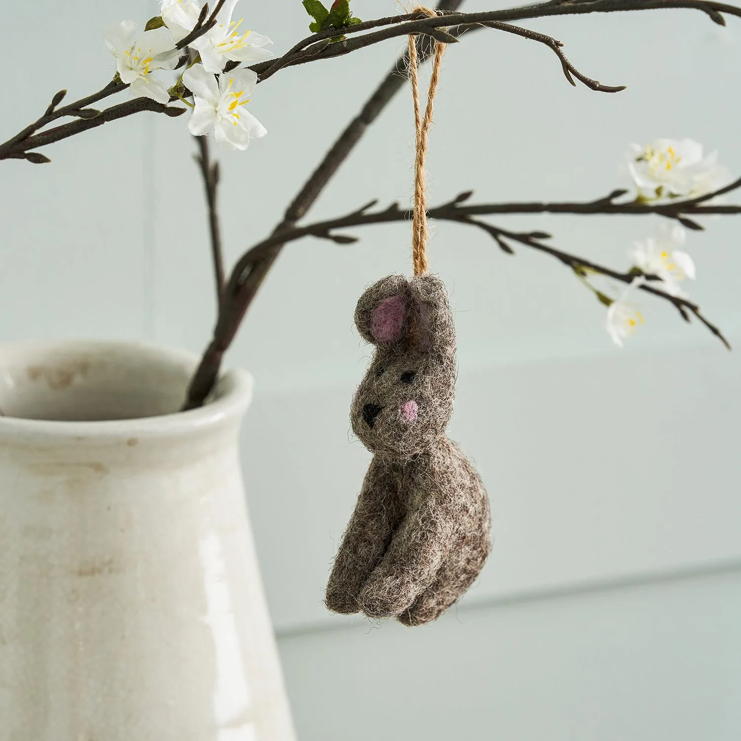Hare Felt Bauble