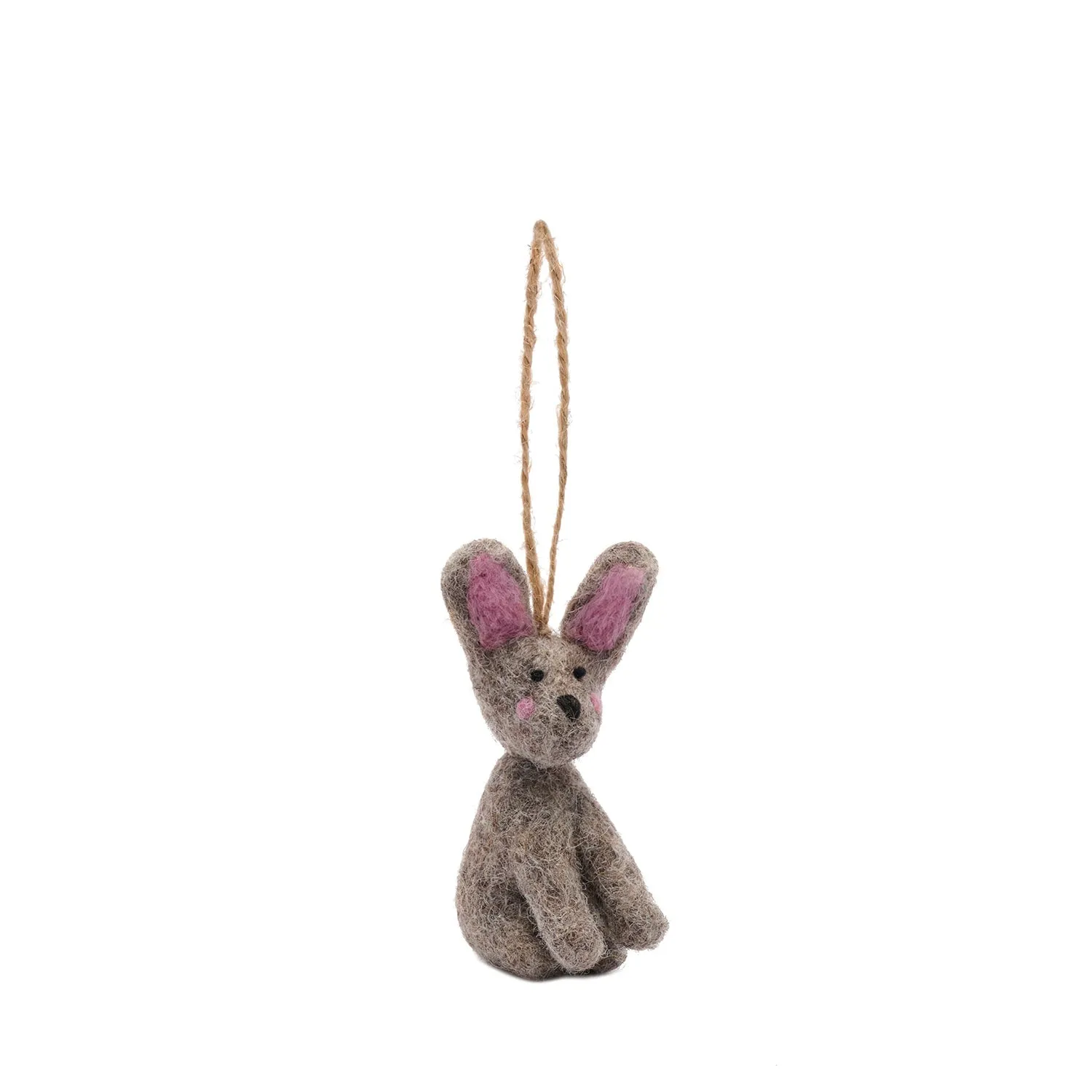 Hare Felt Bauble