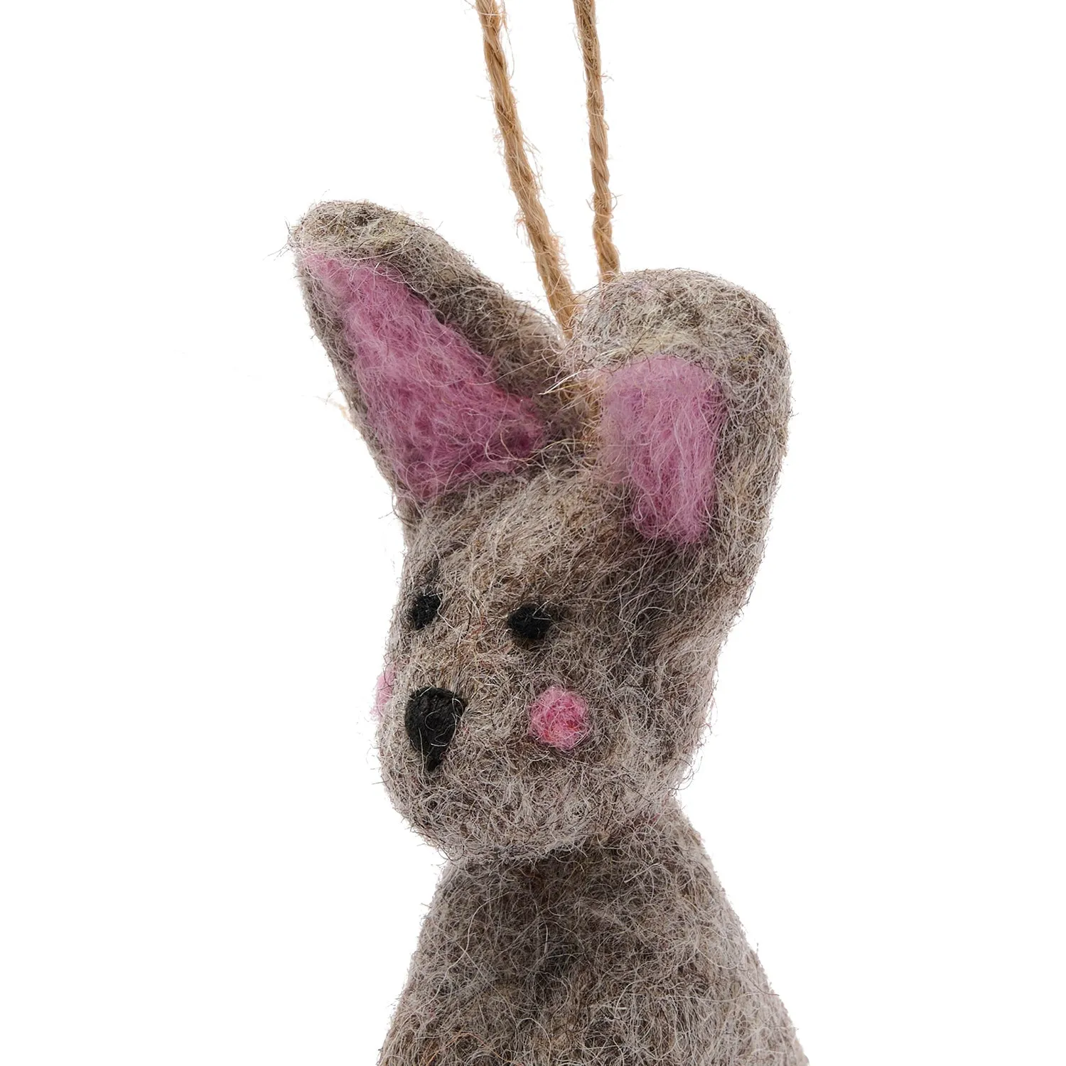 Hare Felt Bauble
