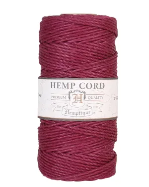 Hemptique Cord Spool #48, Burgundy- 100g