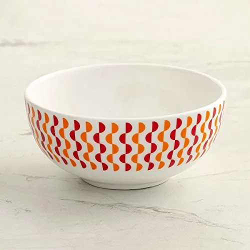 Home Centre Mandarin Emily Printed Katori - Set of 4