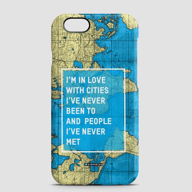 I'm in love with cities - Phone Case