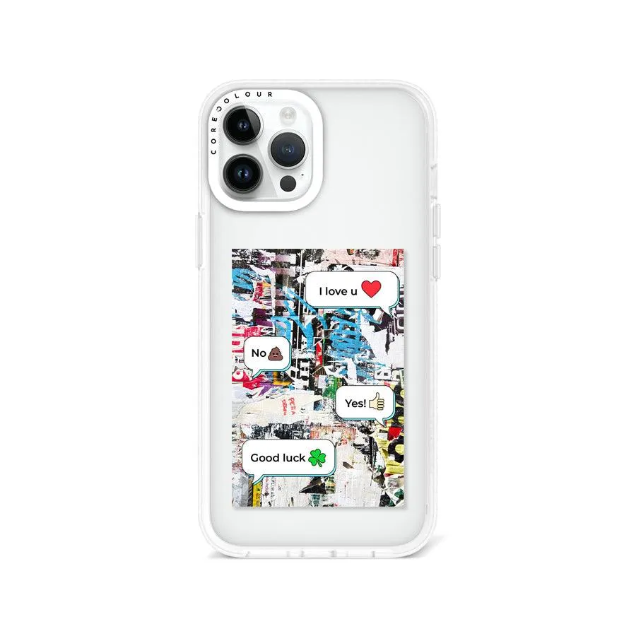 iPhone 12 Pro Max I Love U Dialogue Phone Case