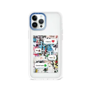 iPhone 12 Pro Max I Love U Dialogue Phone Case