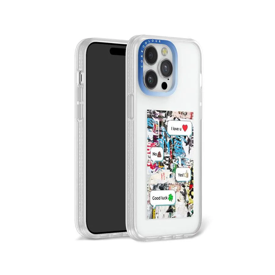 iPhone 12 Pro Max I Love U Dialogue Phone Case