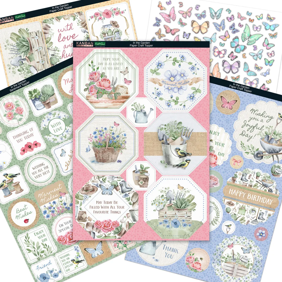 Kanban Crafts Birdhouse Garden Collection