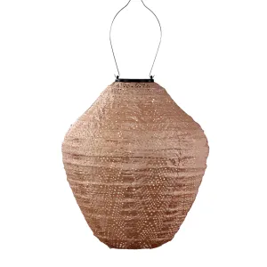 Lantern Jar 30cm - Pink Ikat