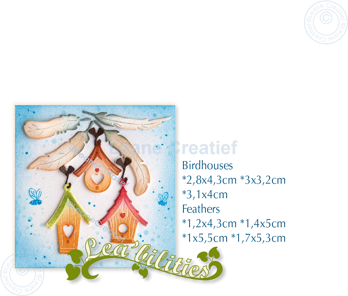 Lea’bilitie Birdhouses & Feathers Cut And Embossing Die