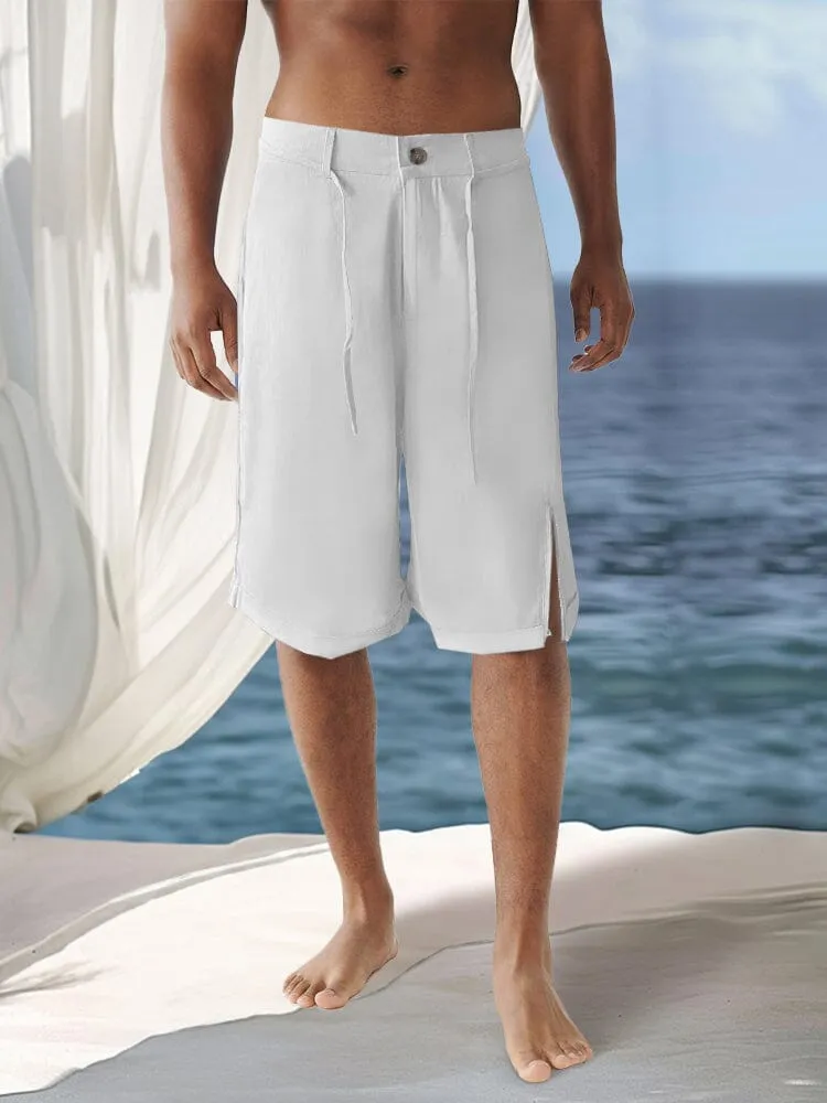 Leisure Serene Cotton Linen Shorts