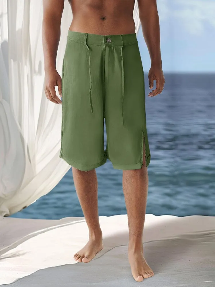 Leisure Serene Cotton Linen Shorts